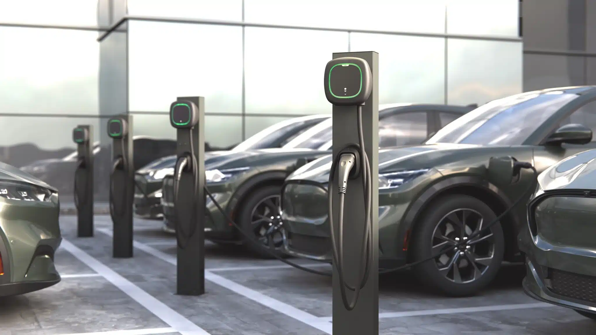 Bornes de recharge commerciales pour entreprise